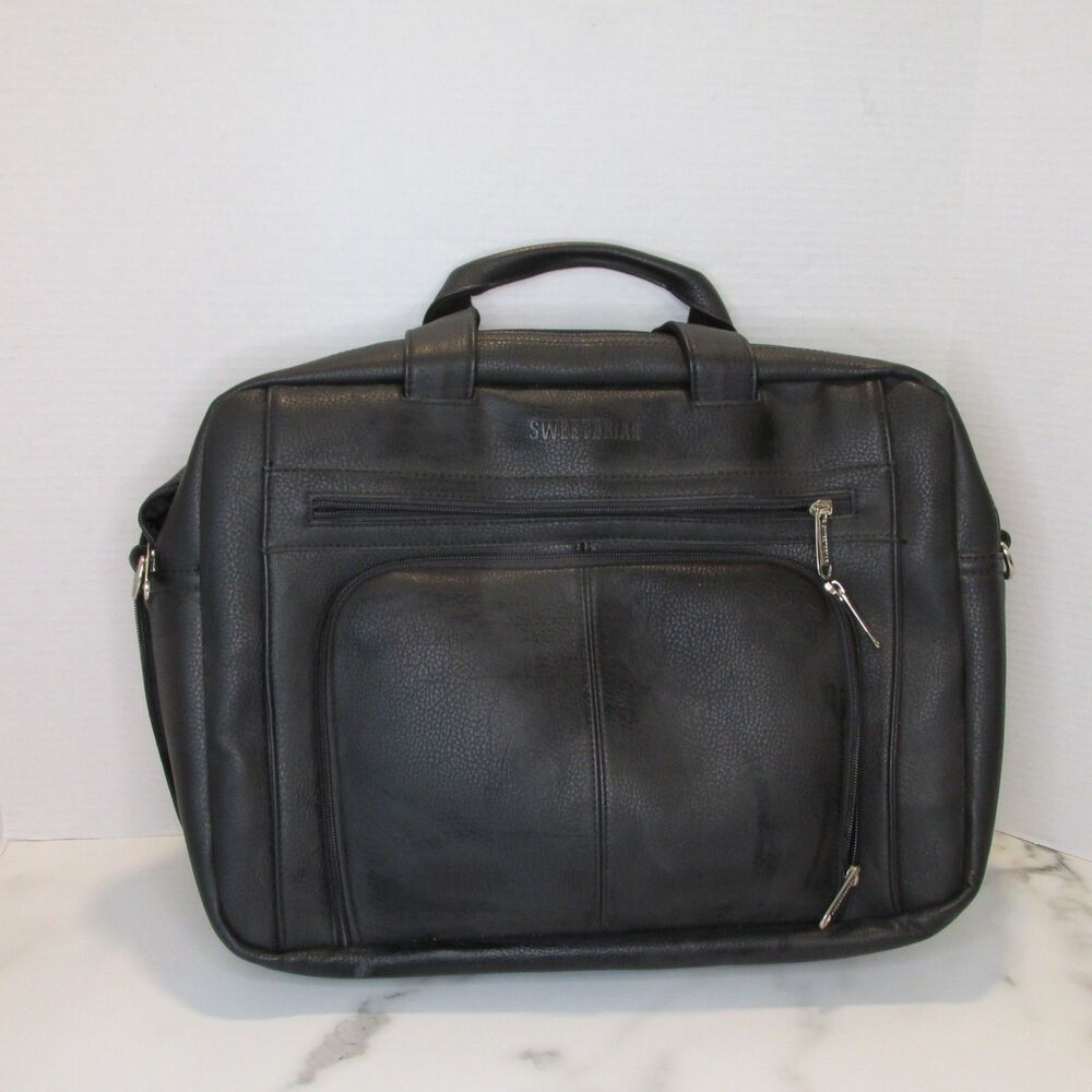 Sweetbriar Classic Laptop Case Black Vegan Leather